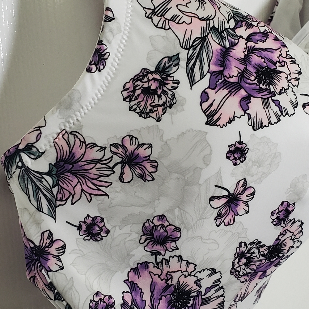 torrid Watercolor Explosion Lined Full Cov. Balconette 360⁰ Back Smooth. Bra - Picture 3 of 11
